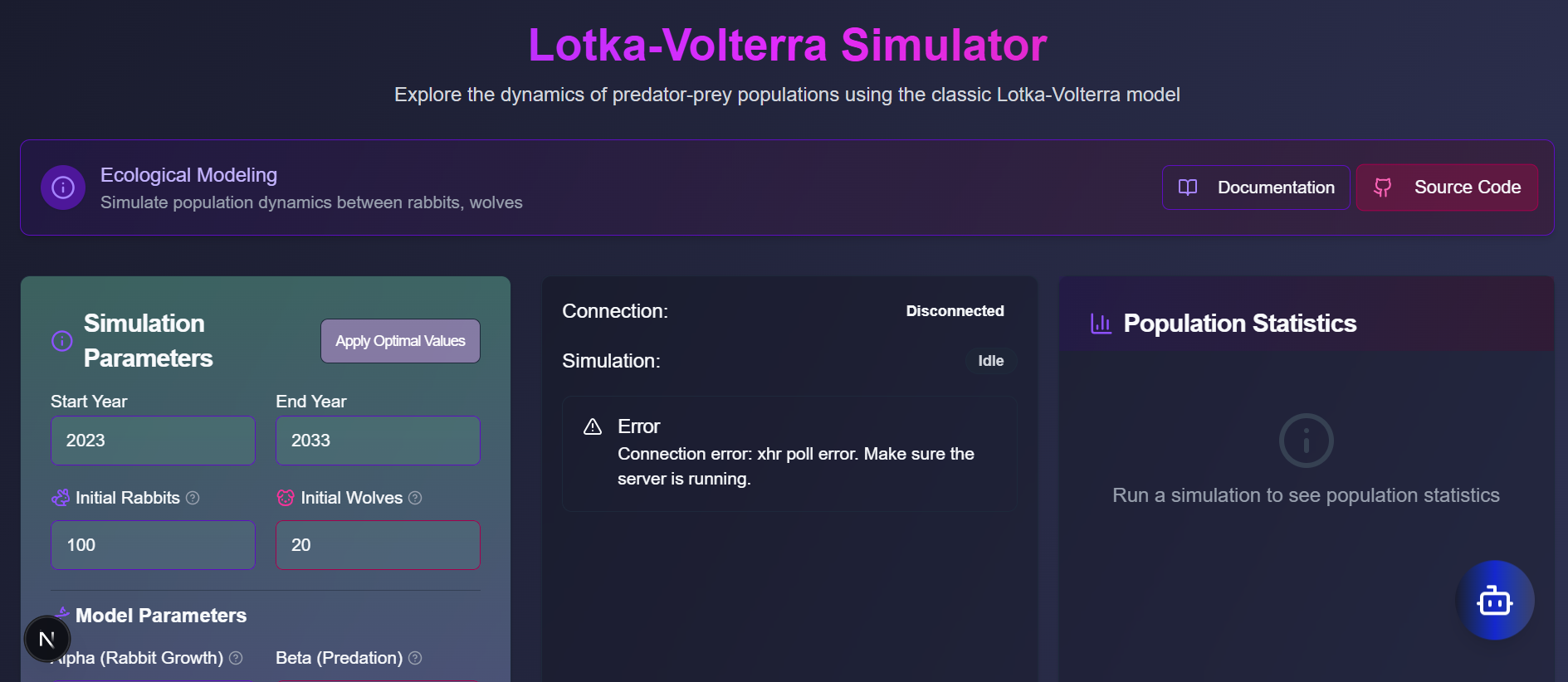 Predator-Prey Simulation