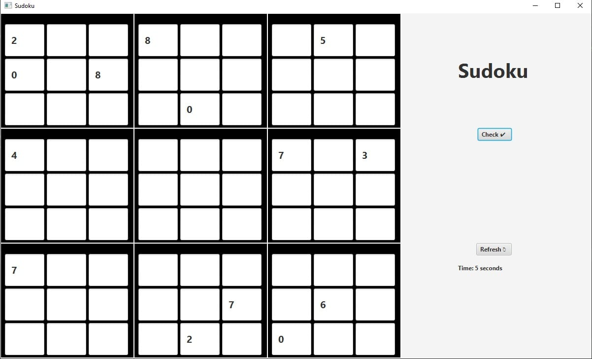 Sudoku Solver with GUI