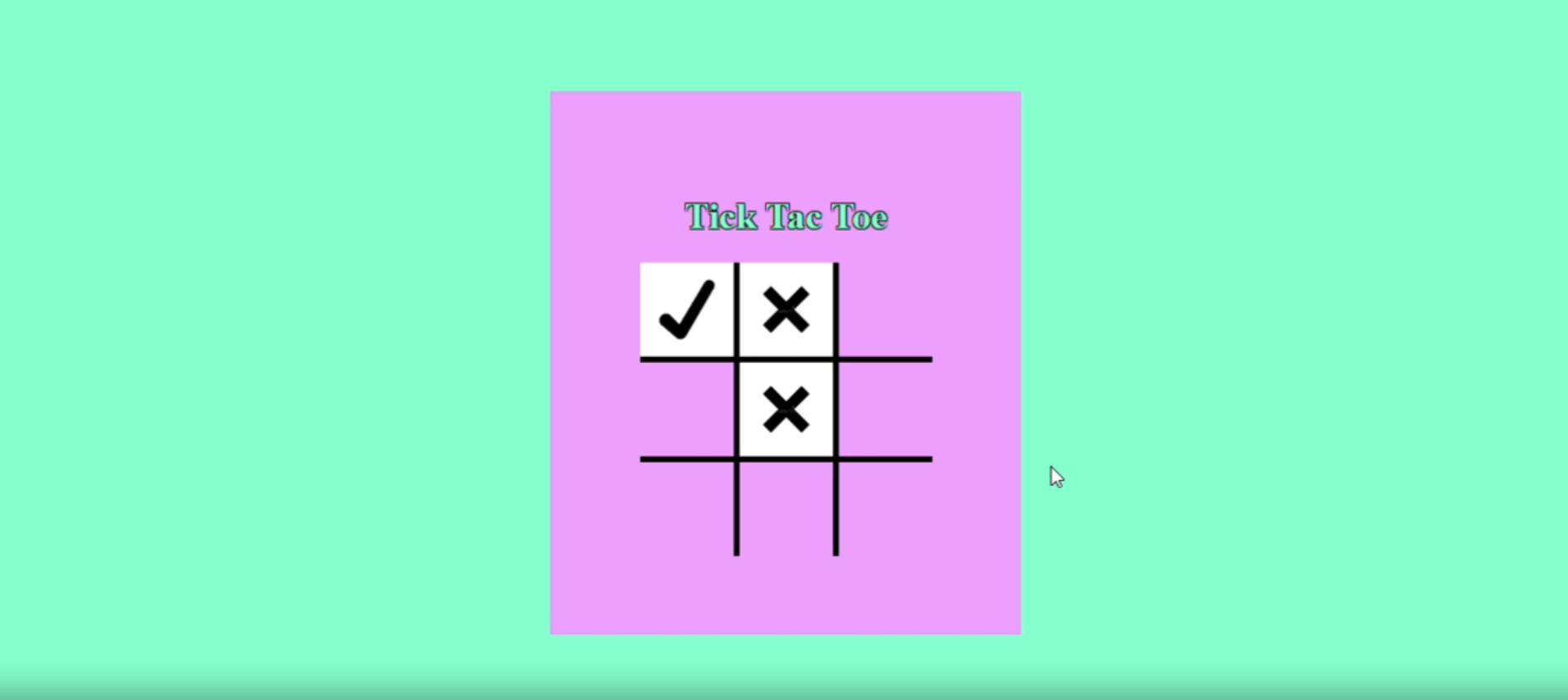 AI Tic Tac Toe